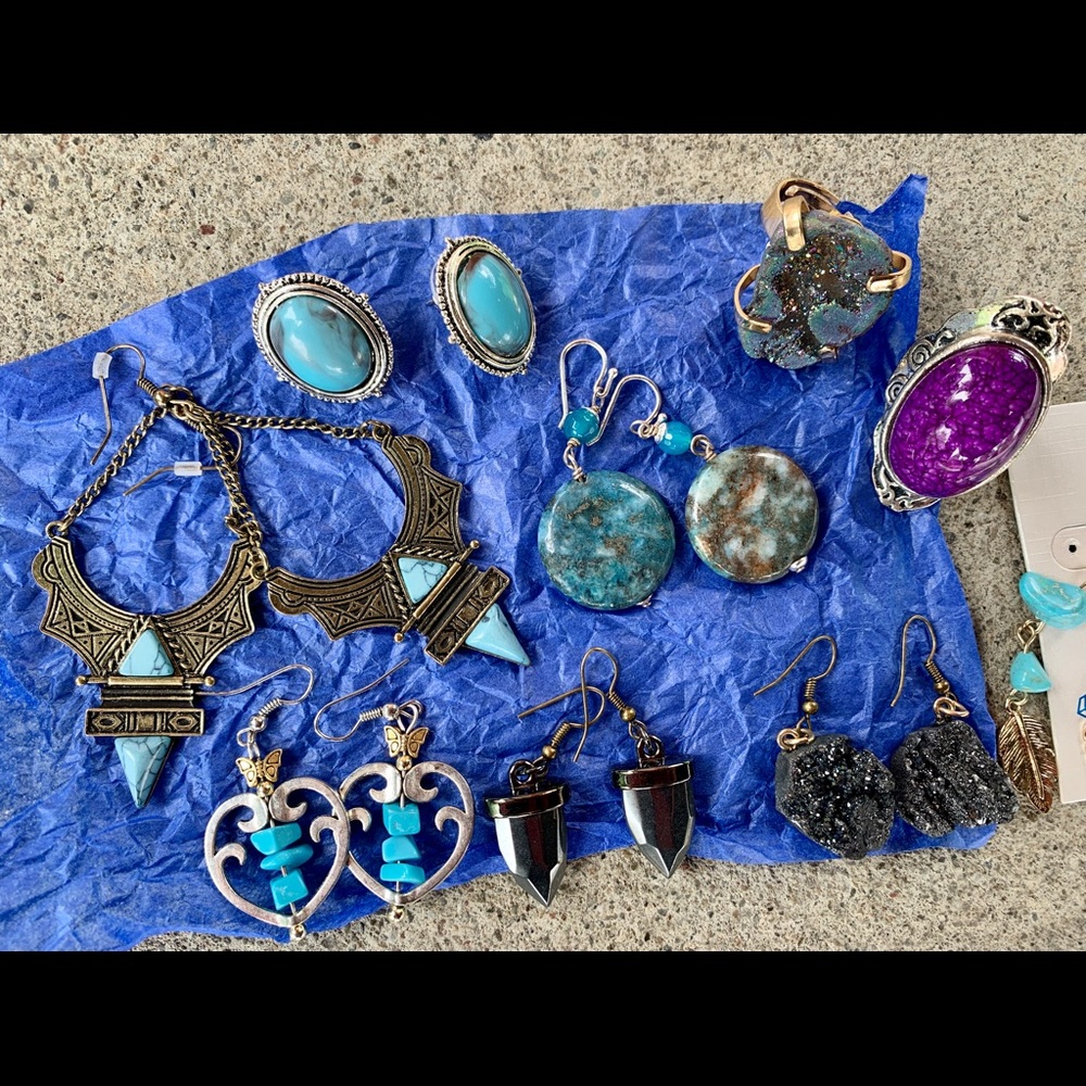 Fashion Earrings & Rings $3 with Bundle